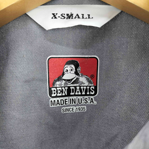 ベンデイビス BEN DAVIS ハーフジップ ワーク シャツ メンズ import:XS