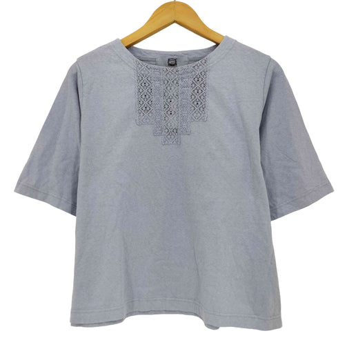 コットンハウスアヤ Cotton House Aya 製品染め 五分袖カットソー レディース JPN:M