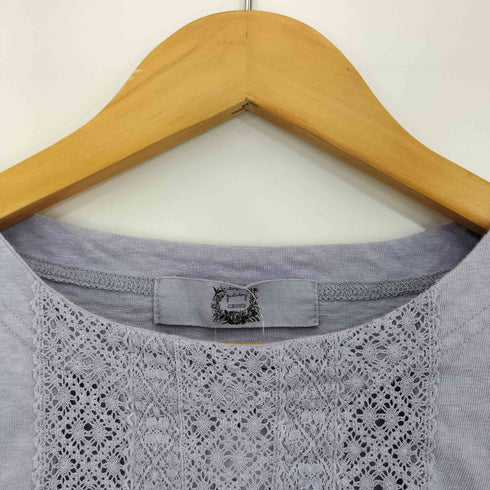 コットンハウスアヤ Cotton House Aya 製品染め 五分袖カットソー レディース JPN:M