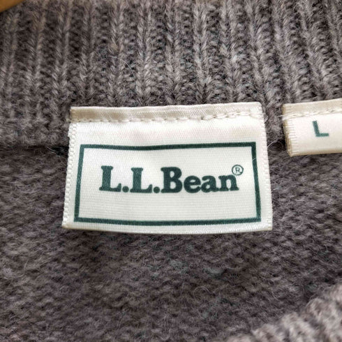 エルエルビーン L.L.Bean キルティングパッチ ウール コマンドニット メンズ import:L