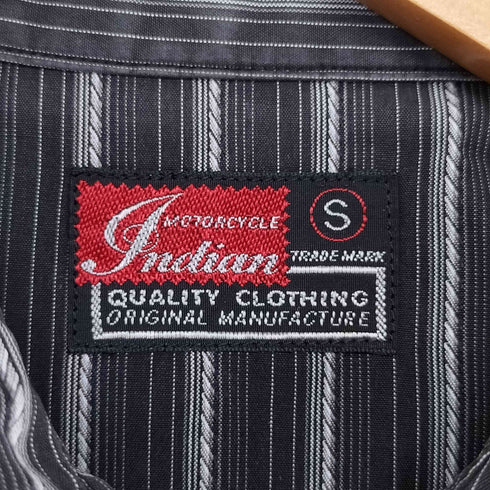 インディアンモーターサイクル INDIAN MOTORCYCLE ウエスタンストライプシャツ メンズ import:S