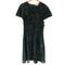 マイケルマイケルコース Michael Michael Kors Velvet A-Line Cocktail Dress シアー切替 ベロアワンピース レディース JPN:2