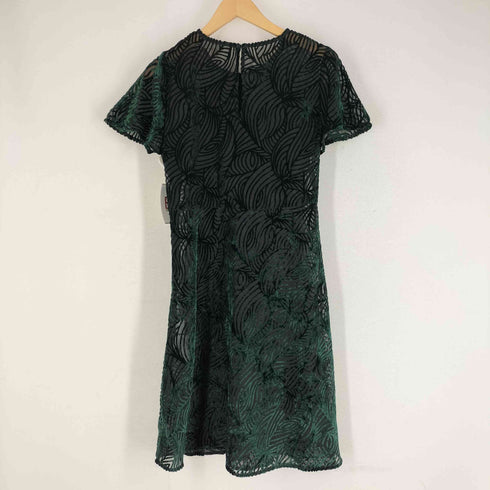 マイケルマイケルコース Michael Michael Kors Velvet A-Line Cocktail Dress シアー切替 ベロアワンピース レディース JPN:2