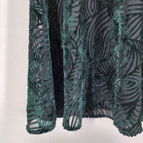 マイケルマイケルコース Michael Michael Kors Velvet A-Line Cocktail Dress シアー切替 ベロアワンピース レディース JPN:2