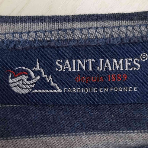 セントジェームス SAINT JAMES ボーダーバスクシャツ メンズ 36