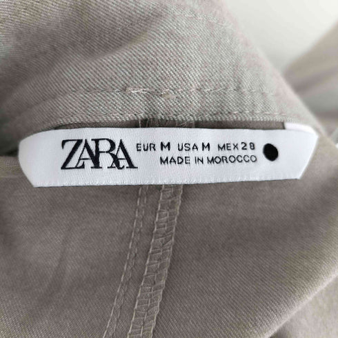 ザラ ZARA レーヨン混 カーゴ巻きスカート スリット レディース JPN:M