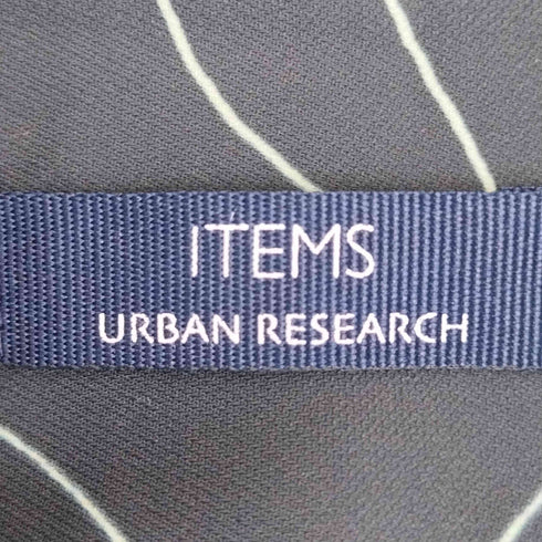 アイテムズ アーバンリサーチ ITEMS URBAN RESEARCH リーフプリント オープンカラー半袖シャツ メンズ JPN:M