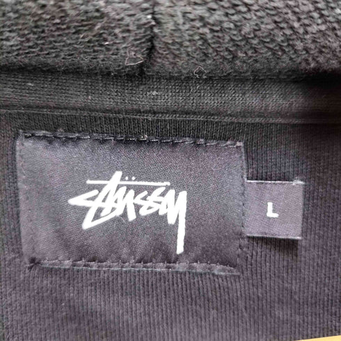 ステューシー Stussy タオル地フロントロゴプルオーバーフーディ メンズ JPN:L