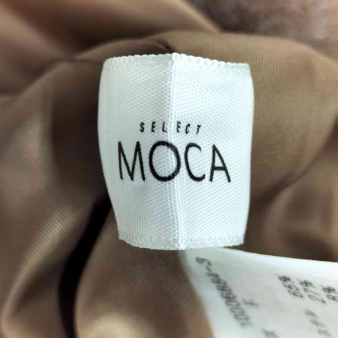 セレクトモカ SELECT MOCA オーバーサイズスリットコート ベルト付きチェスターロング丈コート レディース FREE