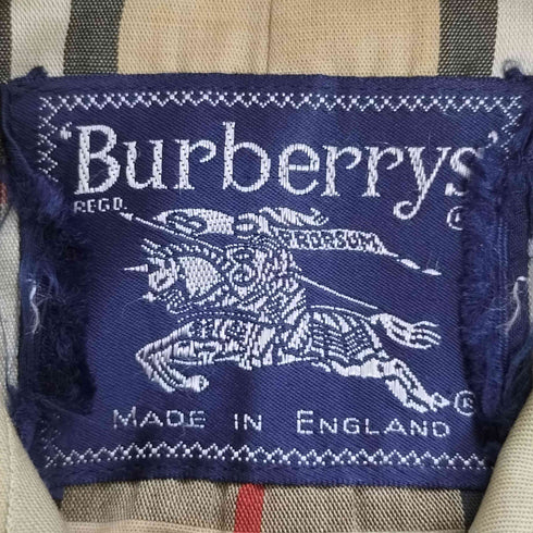 バーバリーズ BURBERRYS イングランド製 裏地ノバチェック ステンカラーコート レディース