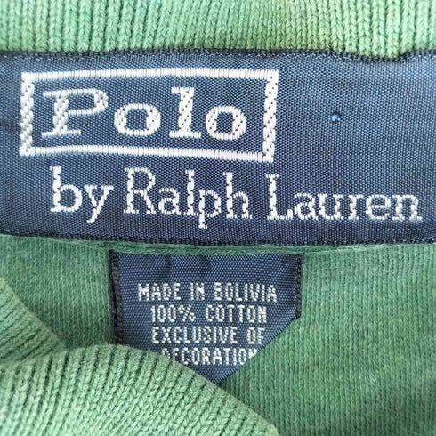 ポロバイラルフローレン Polo by RALPH LAUREN ポニー刺繍 ポロシャツ メンズ import:L