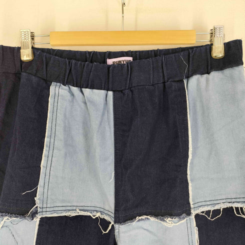 プニュズ PUNYUS 22SS パッチワークデニムフレアパンツ レディース JPN:3