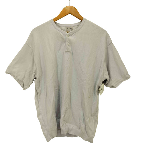 スティーブンアラン Steven Alan KUBO HENLEY NECK SHORT SLEEVE KNIT-LOOSE メンズ JPN:S