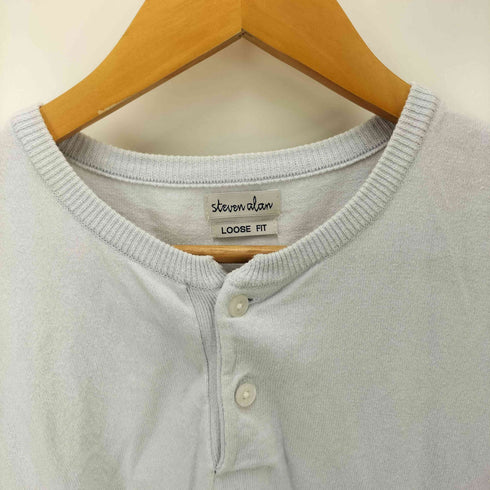 スティーブンアラン Steven Alan KUBO HENLEY NECK SHORT SLEEVE KNIT-LOOSE メンズ JPN:S