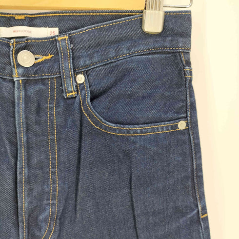 リーバイス Levis PREMIUM HIGH LOOSE ハイルーズ ボタンフライ デニムパンツ レディース W25 L26
