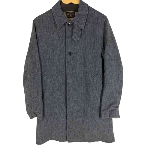ミスターオリーブ MR.OLIVE ツイード ステンカラーコート ショート丈 メンズ JPN:S