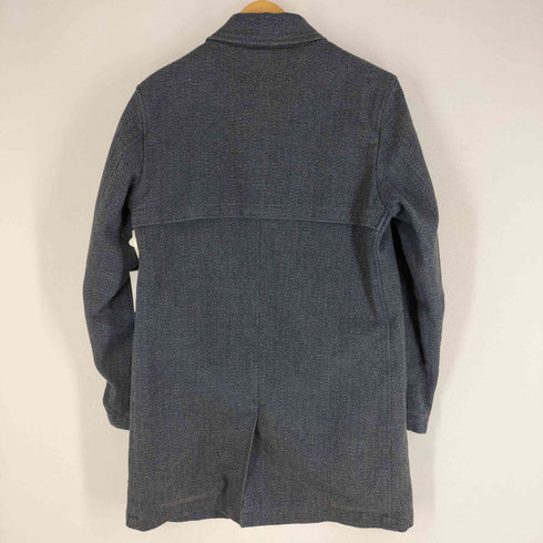 ミスターオリーブ MR.OLIVE ツイード ステンカラーコート ショート丈 メンズ JPN:S