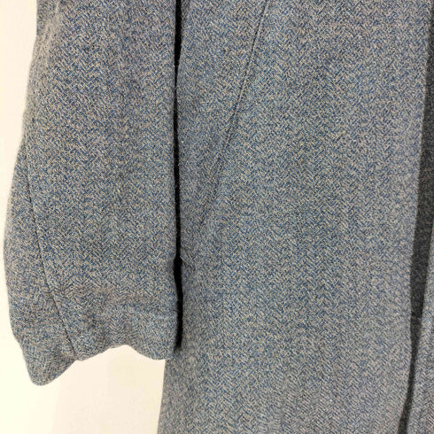 ミスターオリーブ MR.OLIVE ツイード ステンカラーコート ショート丈 メンズ JPN:S