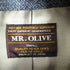 ミスターオリーブ MR.OLIVE ツイード ステンカラーコート ショート丈 メンズ JPN:S