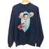 ヘインズ Hanes 90S メキシコ製 キャラクタープリント チアリーダー プルオーバースウェット メンズ import:XL