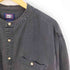 フェイデッドグローリー FADED GLORY 2ポケット バンドカラー ブラックデニムシャツ メンズ import:XL