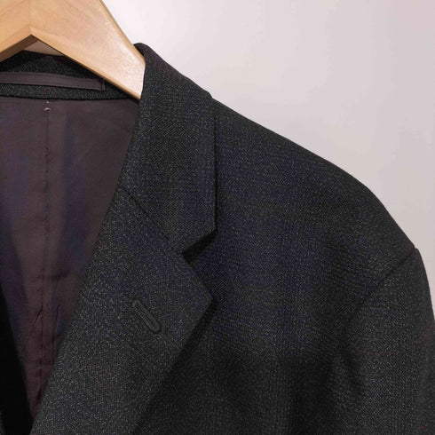 MARUKI WEAR TOKYO MADE チェック柄 ウール 3Bテーラードジャケット メンズ