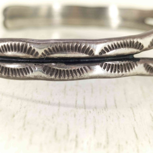 P刻印 sterling ストーンバングル ラピスラズリ メンズ