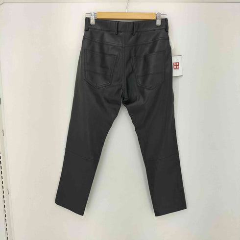 ザラ ZARA フェイクレザーテーパードパンツ レディース EUR:36