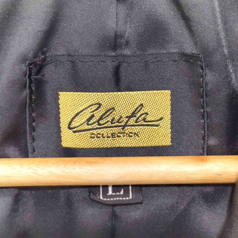 Cilfa collection カウレザー ミドル レザートレンチコート メンズ JPN:L