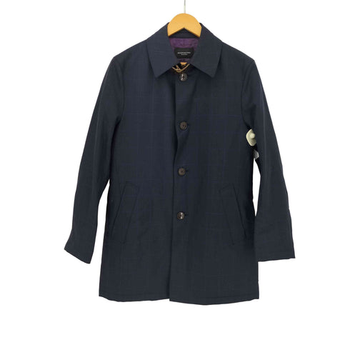 RUCKEN BACCHAR SOLOETX 裏地キルトチェックウールポリコート メンズ JPN:M