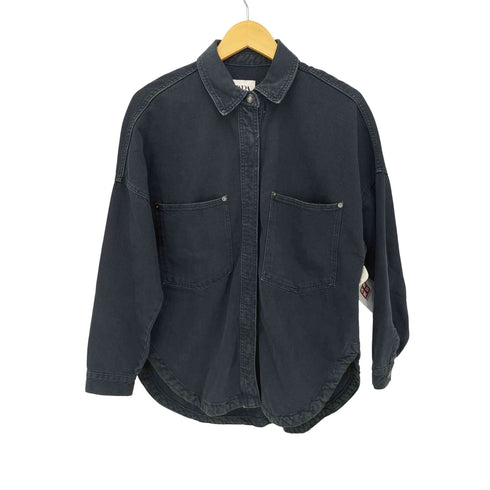 ザラ ZARA フロントポケット デニムスナップジャケット レディース import:XS