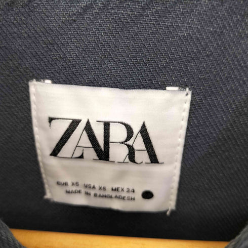 ザラ ZARA フロントポケット デニムスナップジャケット レディース import:XS
