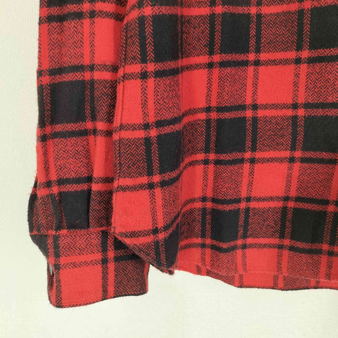ランバンオンブルー LANVIN en Bleu チェック柄 長袖ネルシャツ メンズ JPN:48