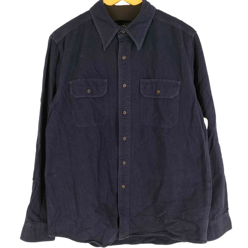 エディーバウアー Eddie Bauer 長袖ネルワークシャツ メンズ import:M