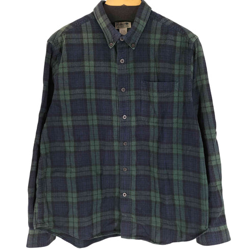エルエルビーン L.L.Bean チェック柄 長袖ボタンダウンシャツ ブラックウォッチ メンズ import:XL