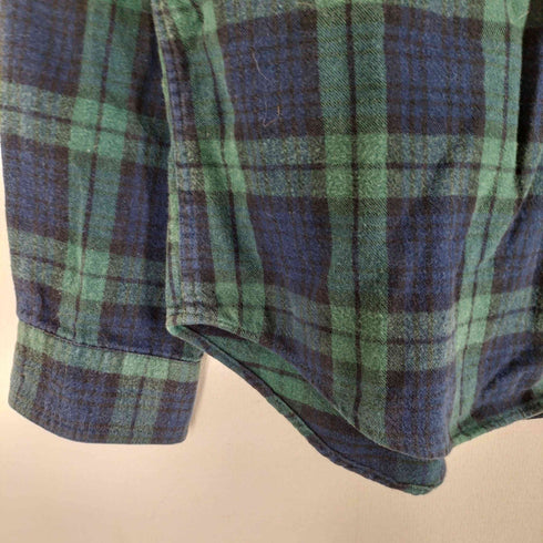 エルエルビーン L.L.Bean チェック柄 長袖ボタンダウンシャツ ブラックウォッチ メンズ import:XL