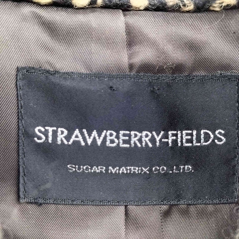 ストロベリーフィールズ STRAWBERRY-FIELDS ウール Pコート レディース
