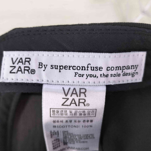 バザール VARZAR STUD LOGO OVER FIT BALL CAP スタッズ ロゴ オーバーフィット ボール キャップ レディース