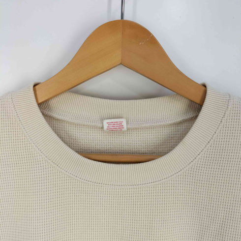 パープルアンドイエロー Purple&Yellow サーマル クルーネック ロングスリーブTシャツ メンズ import:L
