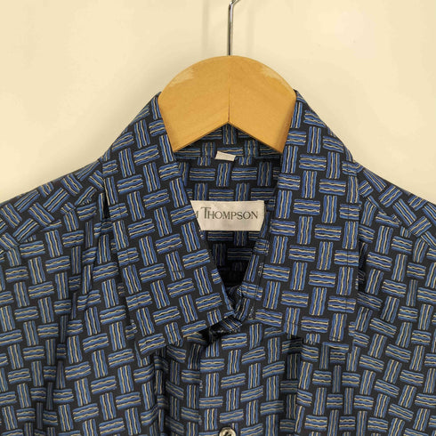 ジムトンプソン JIM THOMPSON 総柄 シルクシャツ メンズ import:M