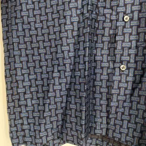 ジムトンプソン JIM THOMPSON 総柄 シルクシャツ メンズ import:M