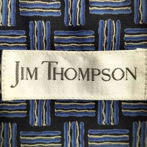 ジムトンプソン JIM THOMPSON 総柄 シルクシャツ メンズ import:M