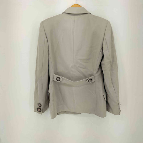 ジャンニヴェルサーチ GIANNI VERSACE MADE IN ITALY メデューサボタン ウールテーラードジャケット レディース
