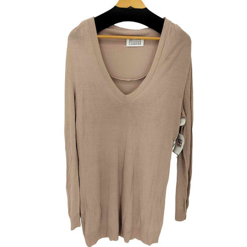 マルタンマルジェラ Martin Margiela 01SS 1 本人期 Vネックレーヨンオーバーサイズニット メンズ import:L
