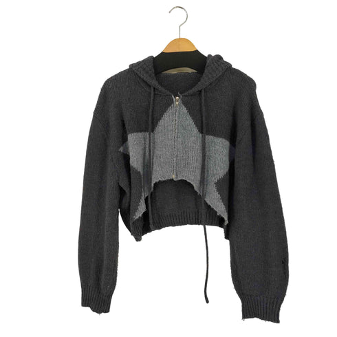 BURLESQUE Star Hooded Knit Zip-Up レディース JPN:M