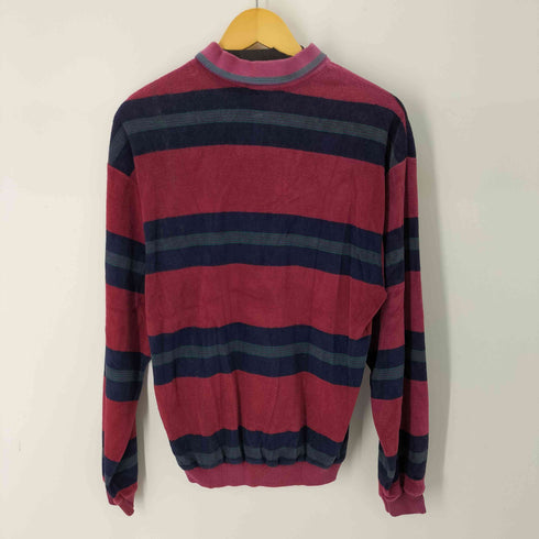 Windridge パイル地 リブラガーシャツ ボーダー メンズ JPN:M