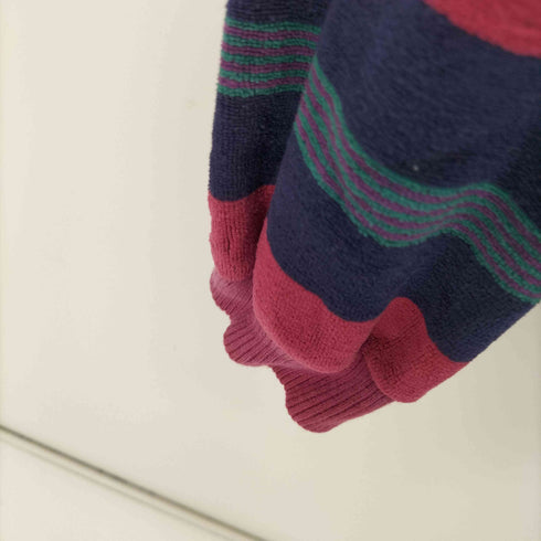 Windridge パイル地 リブラガーシャツ ボーダー メンズ JPN:M