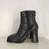 オットバイユークス 8 by YOOX QUILTED LEATHER ANKLE BOOT キルティング レザー アンクルブーツ レディース 39