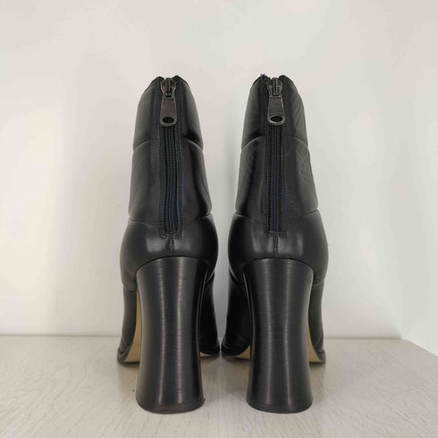 オットバイユークス 8 by YOOX QUILTED LEATHER ANKLE BOOT キルティング レザー アンクルブーツ レディース 39