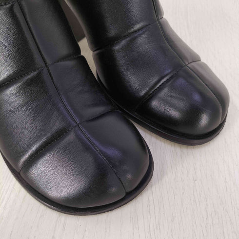 オットバイユークス 8 by YOOX QUILTED LEATHER ANKLE BOOT キルティング レザー アンクルブーツ レディース 39